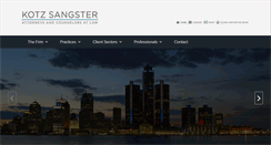 Desktop Screenshot of kotzsangster.com